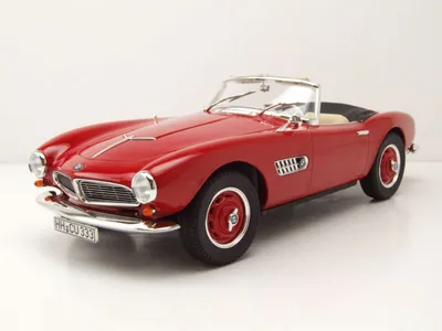 Produktbild von BMW 507 Cabrio 1956 rot Modellauto 1:18 Norev