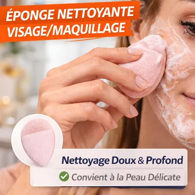Image de Lot de 2 Éponges de Nettoyage Visage