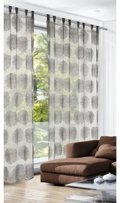 Produktbild von Schlaufenschal grau 280 x 140 cm - Vorhang von Albani