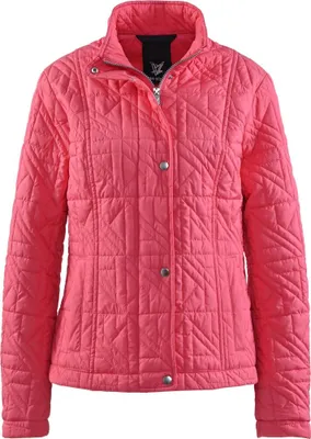Produktbild von Fuchs & Schmitt Damen Steppjacke Rosa mit Reißverschluss und Leistentaschen, Größe 48