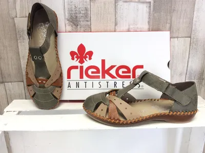 Produktbild von Rieker Sportliche Slipper für Damen in grün grün 214-70-00023