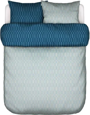 Produktbild von Marc O' Polo Satin-Bettwäsche-Garnitur Sillia Farbe Aquamarine Größe 140x200+70x90