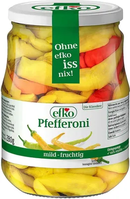 Produktbild von efko Pfefferoni mild-fruchtig 720ml