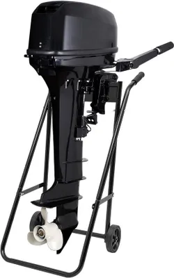 Produktbild von Famanu Transportwagen für Außenbordmotoren bis 40 kg - Schwarz