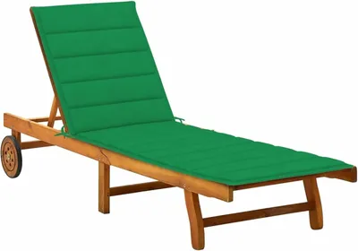 Image de Transat en bois - Chaise de jardin - Transat - Bain de soleil - Fauteuil relax - Bois d'acacia massif