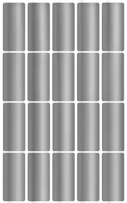 Image de 300 étiquettes rectangulaires autocollantes