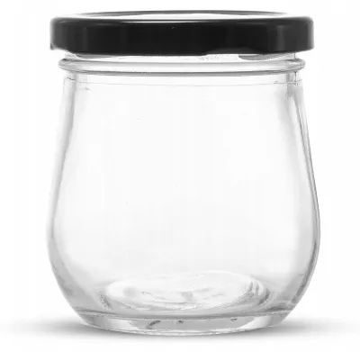 Image de Chomik Pot en verre 200 ml avec couvercle pour conserves