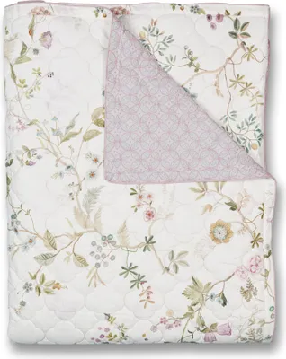 Produktbild von Pip Studio Quilt Bustani  Farbe Weiss Größe 270x260