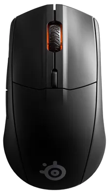Produktbild von Steelseries Rival 3 Wireless, rechts, Optisch, RF Wireless + Bluetooth, 18000 DPI, 1 ms, Schwarz