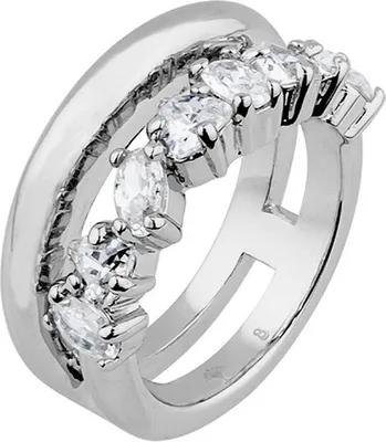 Produktbild von Joop Damen Ring Edelstahl Silber Simply Modern JPRG00007A1, Ringgröße:56 (17.8 mm Ø)