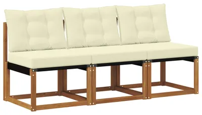 Zdjęcie produktu dla vidaXL 3 sztuki Sofa ogrodowa
