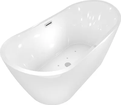 Produktbild von freistehende Badewanne Wanne F13 180x92cm Whirlpool mit Luftmassage