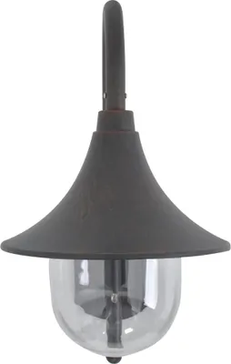 Obrázek produktu pro vidaXL Zahradní nástěnné světlo E27 42 cm Hliníková bronzová barva