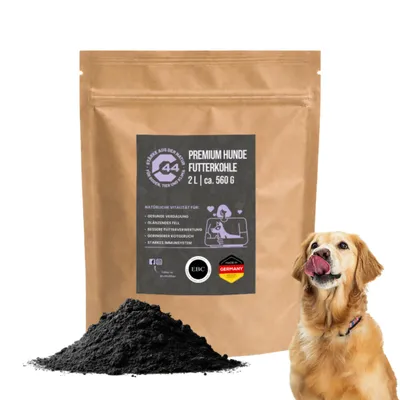 Produktbild von C44 Premium Futterkohle für Hunde | Natürliche Darmpflege - 2L