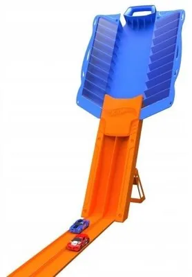 Produktbild von Hot Wheels HWCC7 Koffer mit Rennstrecke für 20 Autos