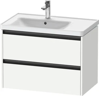 Zdjęcie produktu dla Duravit Ketho.2 - Szafka pod umywalkę 549x784x455 mm, 2 szuflady, biały matowy K25285018180000