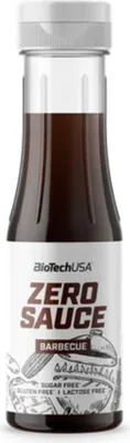 Immagine prodotto di BioTech USA Zero Sauce 350 ml barbecue / Condimenti e dolcificanti / Salsa di condimento senza calorie inutili, glutine, lattosio, grassi e zucchero