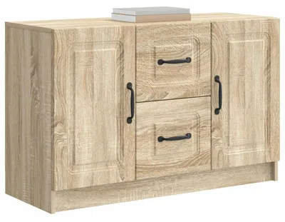 Zdjęcie produktu dla Bufet dąb Sonoma 89 x 34,5 x 57 cm Drewno inżynieryjne