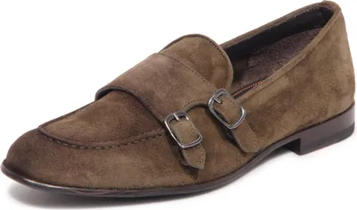 Productafbeelding van 7910AZ Heren mocassin met dubbele gesp, Caracciolo 1971, groene kleur