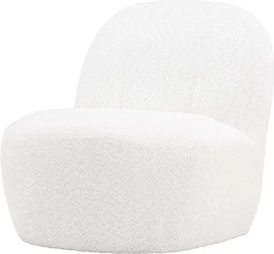 Productafbeelding van FURNLUX Fauteuil Mahla, wit, 70 cm / Hoofdkleur: wit / Afmetingen: 70 x 82 x 77 cm