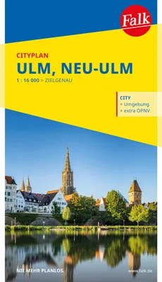 Produktbild von Falk Cityplan Ulm, -Ulm 1:16.000