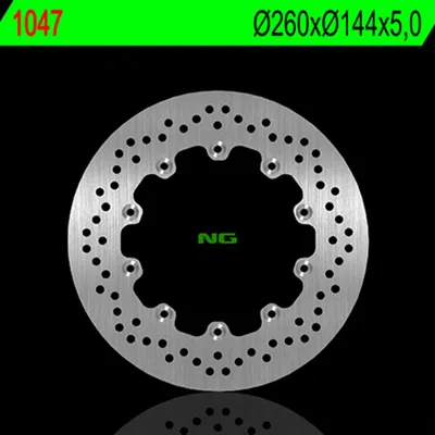Image de NG BRAKES Bremsscheibe rund starr