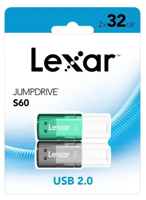 Image de Lexar Jumpdrive S60 Clé USB 32GB USB 2.0 Noir