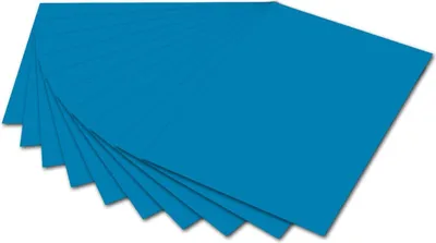 Produktbild von folia Fotokarton (B)500 x (H)700 mm 300 g/qm mittelblau 10 Blatt