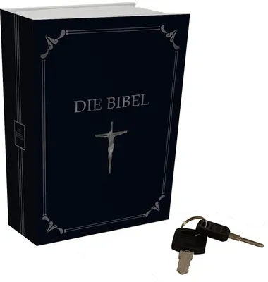 Produktbild von Booksafe in Bibeloptik blau - Die Bibel - Geheimversteck