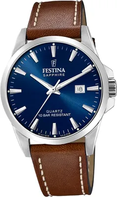 Produktbild von Festina Herren Uhr Swiss Lederarmband braun D2UF20025/3