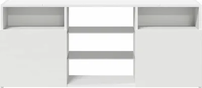 Produktbild von vidaXL TV-Schrank mit LED-Leuchten Weiß 120x30x50 cm