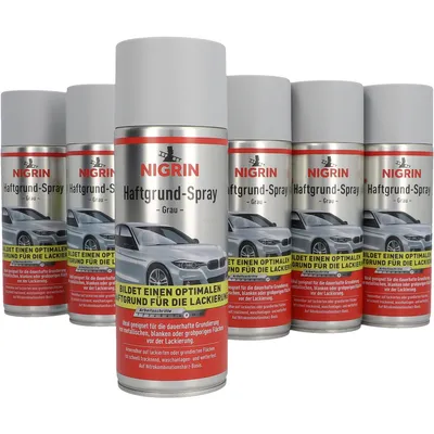 Produktbild von NIGRIN Haftgrund-Spray, universell einsetzbar grau 6x 400ml
