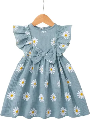 Productafbeelding van Lumoras Jurk Meisjes Blauw 4-5Y