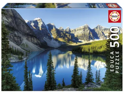 Zdjęcie produktu dla Puzzle 500 Jezioro w Kanadzie 113398