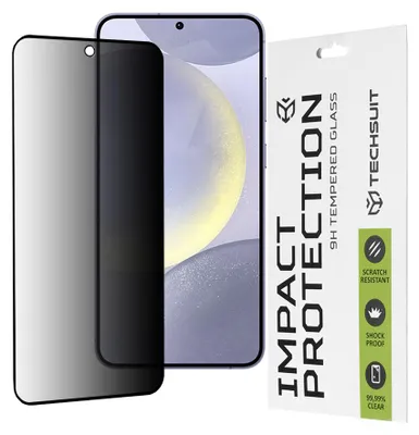 Obrázok produktu pre Techsuit 111D Privacy Full Glue ochranné sklo na Samsung Galaxy S24 Plus / S25 Plus – čierne