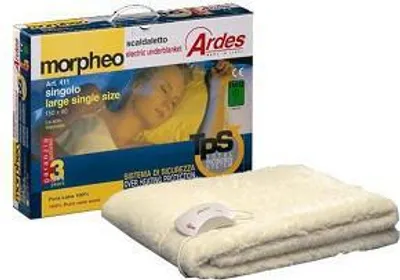 Immagine prodotto di Ardes Morpheo 412 Riscaldaletto elettrico 60 W Beige Poliestere, Lana