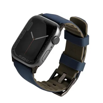 Obrázek produktu pro Řemínek Uniq Linus pro Apple Watch 1/2/3/4/5/6/7/8/Se/Se2/Ultra 42/44/45/49Mm - modrý