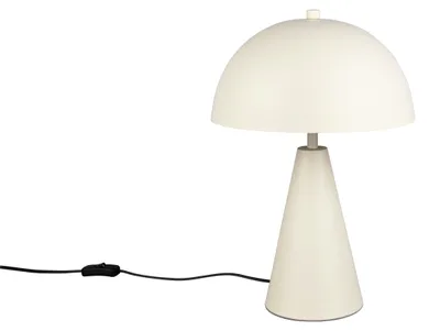 Zdjęcie produktu dla Lampa stołowa minimalistyczna ALFIE szara 1xE27x40W metal wym:43x30x30cm IP20 Trio