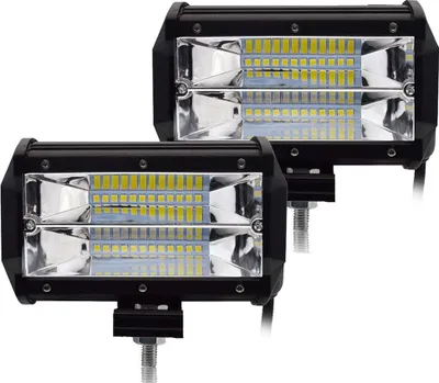 Produktbild von Greenmigo 2X 72W LED Arbeitsscheinwerfer Zusatzscheinwerfer Auto 12V 24V Scheinwerfer Offroad Flutlicht Spotlight 6000K Wasserdicht IP67 Arbeitslicht