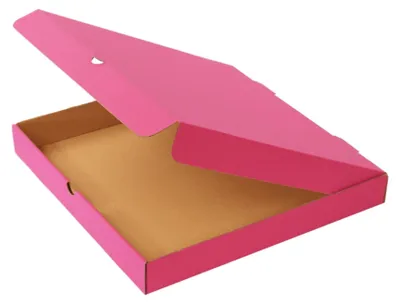 Produktbild von KAPAK 25er Pizzakarton Rosa 32x32x4 cm für Gastronomie
