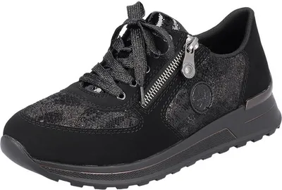 Produktbild von Rieker hwk damen halbschuhe Damen Halbschuh in Schwarz, Größe 39