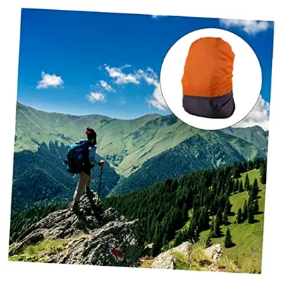Produktbild von Wasserdichte Rucksackhülle mit reflektierenden Streifen für Regenschutz beim Camping und Wandern