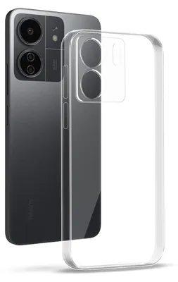 Produktbild von Handyhülle für Xiaomi Redmi 13C Hülle Transparent Flexibel Elastisch Case Cover Backcover Schutzhülle