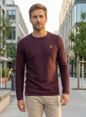Immagine prodotto di Maglione da uomo ALTISPORT QUOD MPLR079, colore bordeaux, taglia XXXL, Immagine generata dall'IA