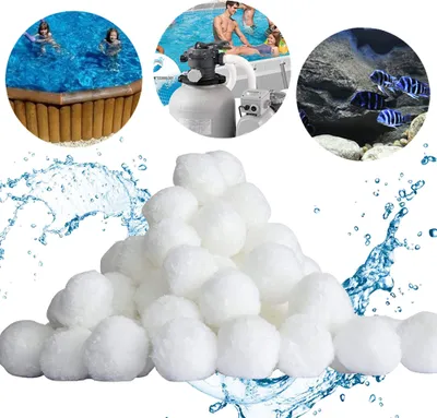 Produktbild von Wolketon Filterballs 700g Filter Balls fuer Sandfilteranlagen Ersetzen 25 kg Filtersand fuer Pool Sandfilter, Schwimmbad, Filterpumpe