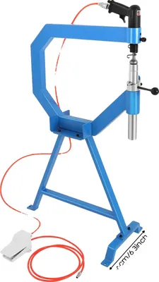 Produktbild von Pneumatischer Planierhammer, ergonomisches Design, einschließlich 3 Ambossformen, Blau