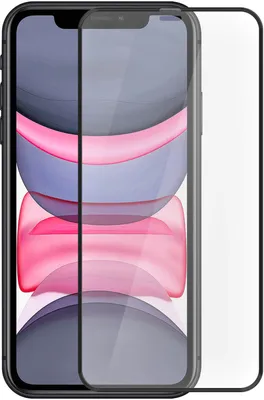 Immagine prodotto di Protezione dello schermo Tiger Glass di Muvit per Apple iPhone 11 - Bordo nero
