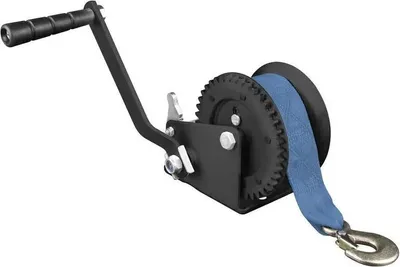 Obrázek produktu pro GÜDE GGHW 540/8 naviják ruční pásový, hák s pojistkou, zatížení max. 540kg, pás 8m/50mm, 38354