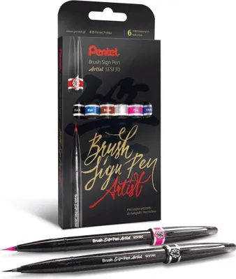 Obrázok produktu pre Pištoľ so štetcom Pentel SESF30C-ST6ACENPVPL