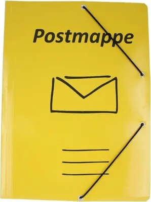Produktbild von Mica College - Postmappe - Eckspanner DIN A4 - in gelb